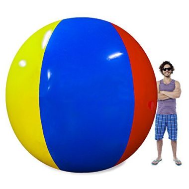 The Beach Behemoth Giant Inflatable 12-Foot Pole-to-Pole Beach Ball